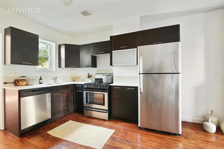 New York City Real Estate | View 659 Madison Street | Open Kitchen with Full Sized Appliances | View 2