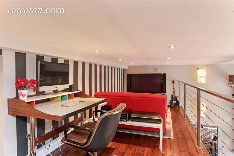 New York City Real Estate | View 37 Powers Street, 3A | Full Loft with Living room & Office Area | View 8