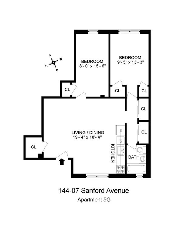 144-07 Sanford Avenue, 5G | floorplan | View 11