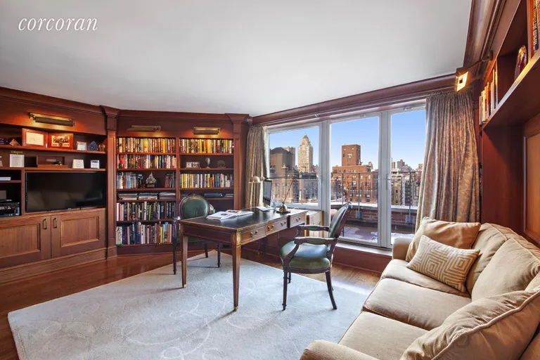 New York City Real Estate | View 114 East 72nd Street, PH | Terraced Library | View 4