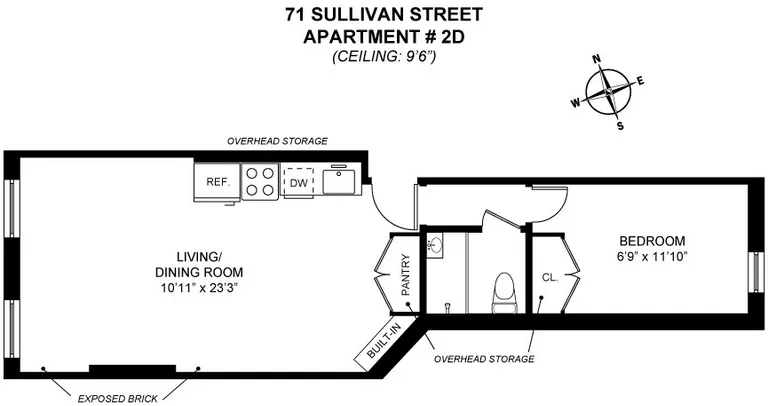 71 Sullivan Street, 2D | floorplan | View 10