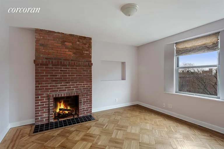 New York City Real Estate | View 52 Remsen Street, 2 | Master Bedroom (note - fireplace is not open) | View 4