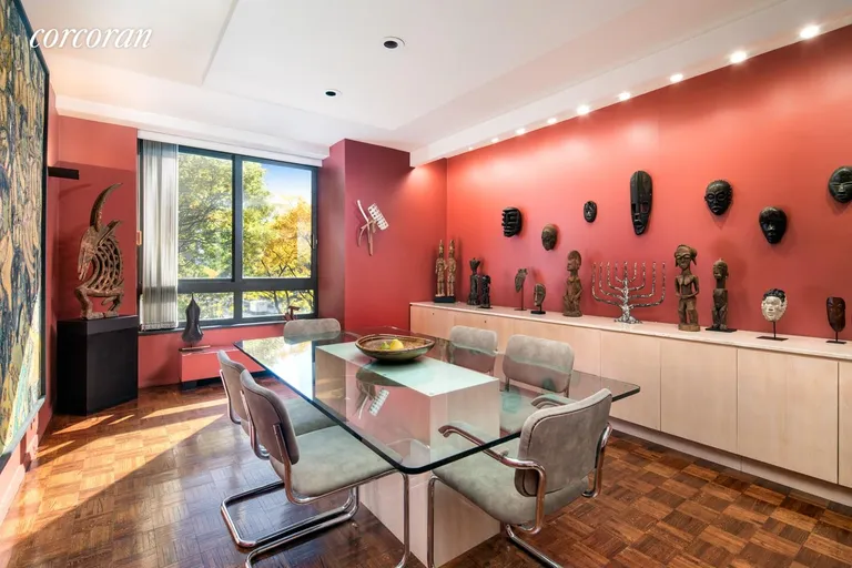 New York City Real Estate | View 100 United Nations Plaza, 4AB | East Facing Formal Dining Room | View 4