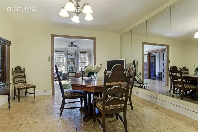 New York City Real Estate | View 345 Gates Avenue | Formal dining room can fit any size table | View 6