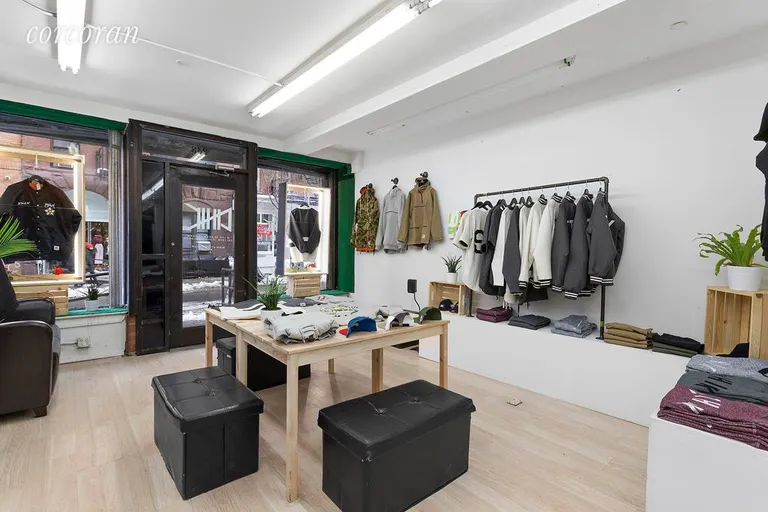 New York City Real Estate | View 243 Mulberry Street, Retail | Large, open space being used as a retail store | View 2