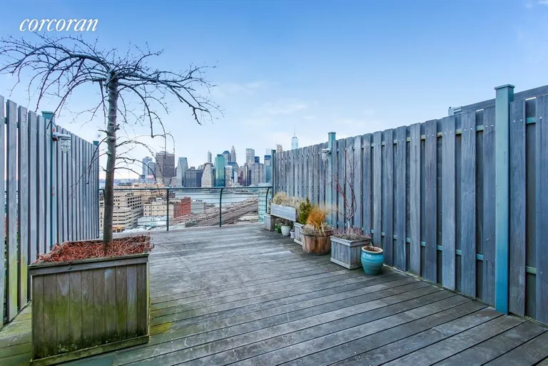 New York City Real Estate | View 70 Washington Street, 10O | Roof Deck | View 8