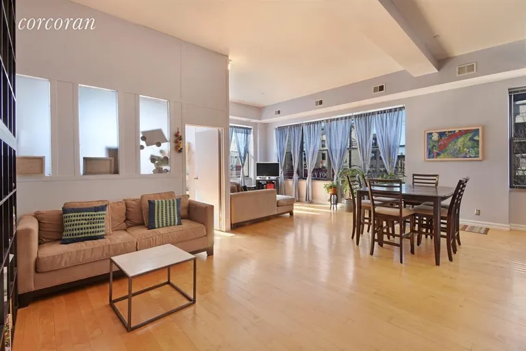 New York City Real Estate | View 101 Wyckoff Avenue, 2B | Kitchen / Living Room | View 3