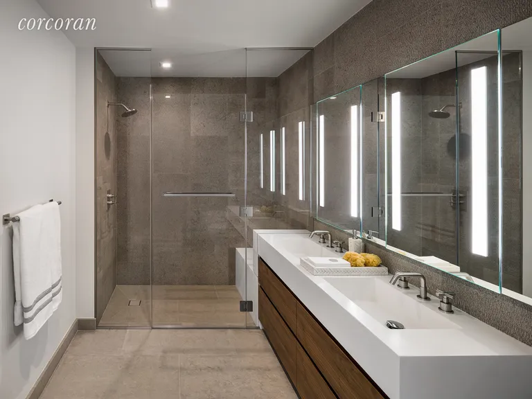 New York City Real Estate | View 360 East 89th Street, 15C | Master Bathroom | View 6