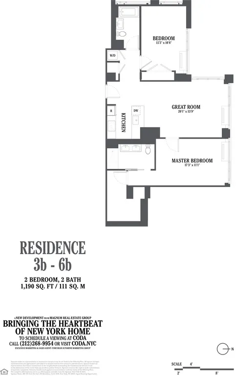 385 First Avenue, 5B | floorplan | View 6