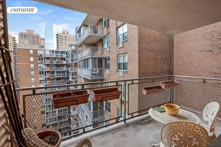New York City Real Estate | View 303 West 66th Street, 18AW | Balcony | View 6