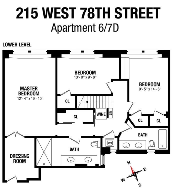 215 West 78th Street, 6-7D | floorplan | View 11