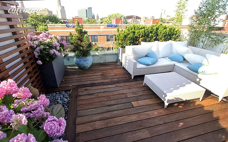 New York City Real Estate | View 374 Douglass Street | Private roof deck 
 | View 12