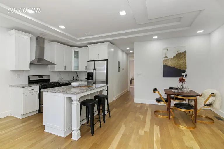 New York City Real Estate | View 4 Charlotte Street | Kitchen with Separate Dining Area | View 2