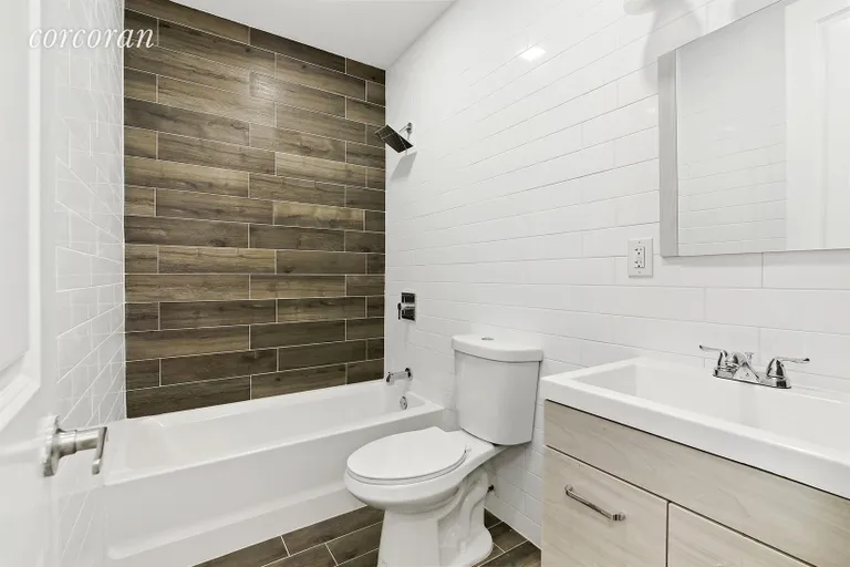 New York City Real Estate | View 4 Charlotte Street | 1st Floor Common Full Bathroom | View 4