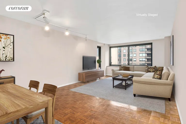New York City Real Estate | View 531 Main Street, 909 | 01 Living Room | View 12