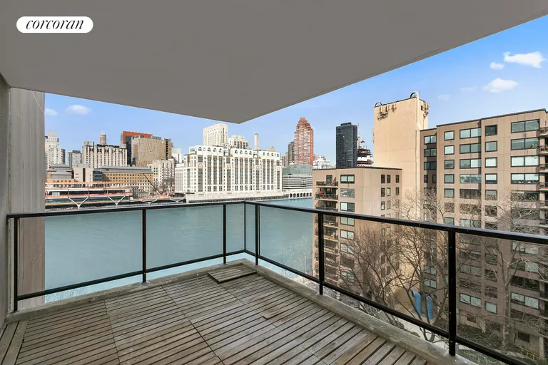 New York City Real Estate | View 531 Main Street, 909 | 07 Balcony | View 18