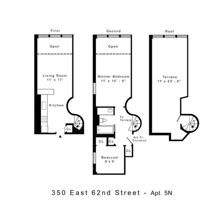 350 East 62nd Street, 5n | floorplan | View 12