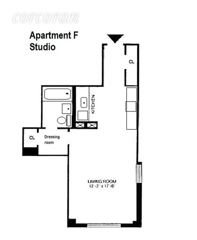 New York City Real Estate | View 191 Willoughby Street, 11F | Floor Plan | View 11