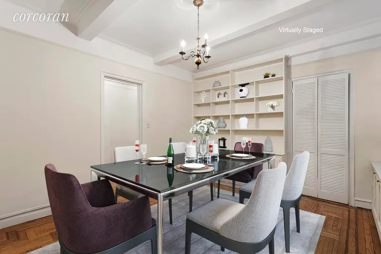 New York City Real Estate | View 108 East 91st Street, 3B | 2nd Bedroom/Dining Room (Digitally Staged) | View 6