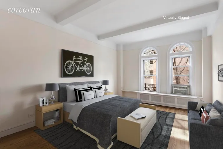 New York City Real Estate | View 108 East 91st Street, 3B | Master Bedroom (Digitally Staged) | View 10