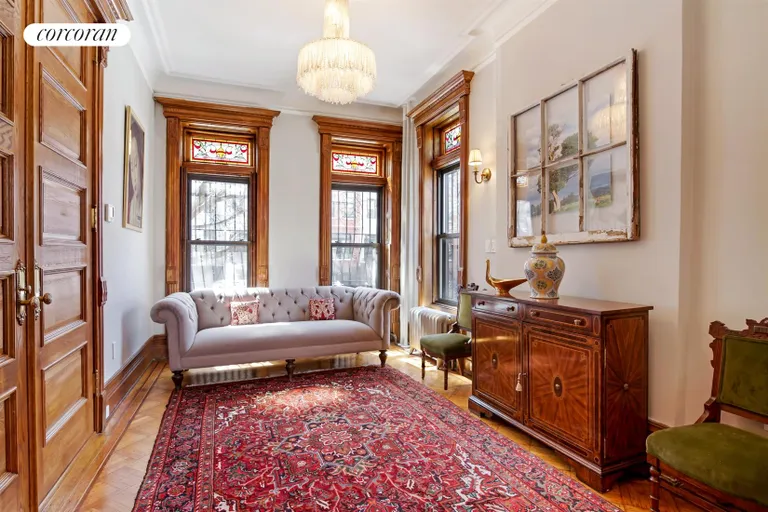 New York City Real Estate | View 369 Park Place | Parlor Living Room | View 4