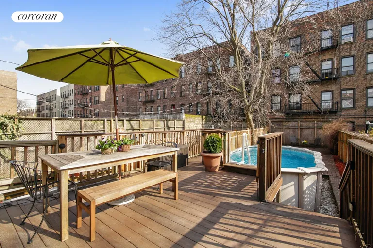 New York City Real Estate | View 24 Winthrop Street | Deck and Pool | View 12
