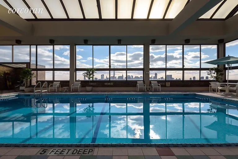 New York City Real Estate | View 45 East 89th Street, 40EFG | Olympic year round roof top pool  | View 14