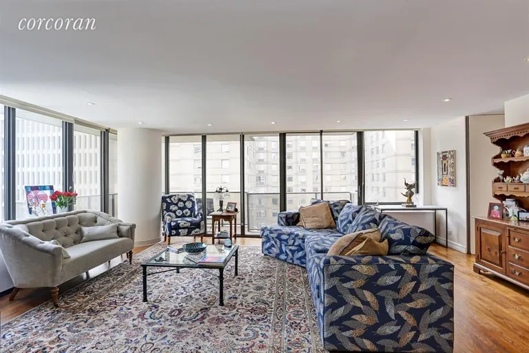 New York City Real Estate | View 161 West 61st Street, 14G | Living Room | View 2