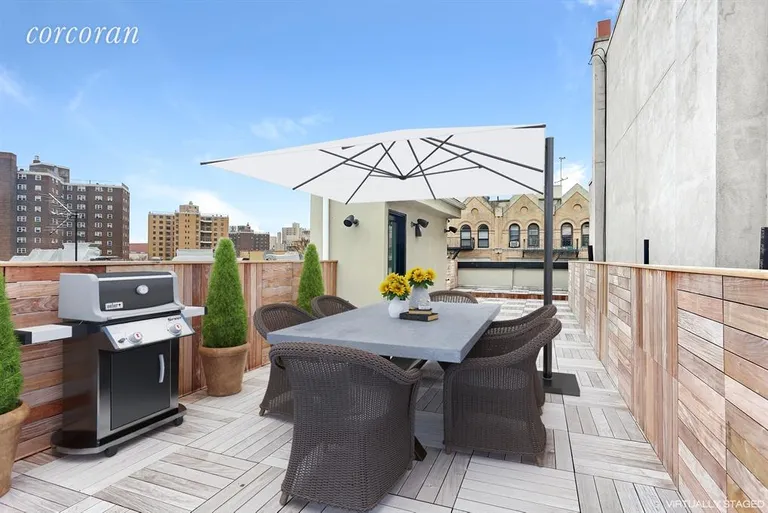 New York City Real Estate | View 122 East 101st Street | Roof Deck | View 7