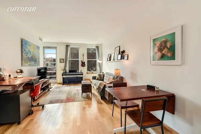 New York City Real Estate | View 318 Knickerbocker Avenue, 2K | Kitchen / Living Room | View 6