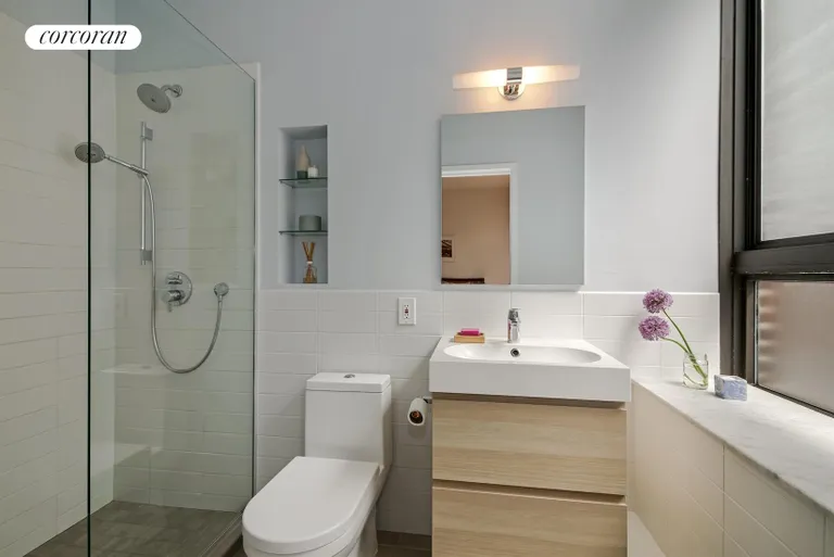 New York City Real Estate | View 420 12th Street, C3L | Master Bathroom | View 14