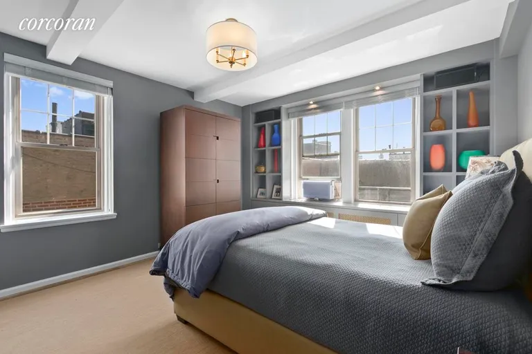 New York City Real Estate | View 302 West 12th Street, 7A | Corner Bedroom | View 4