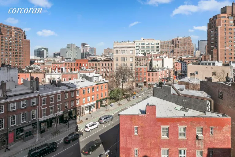 New York City Real Estate | View 302 West 12th Street, 7A | View from Living Room | View 2