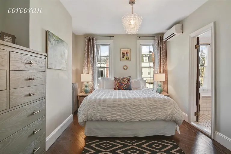 New York City Real Estate | View 198 11th Street | Spacious master bedroom and connecting bathroom | View 5