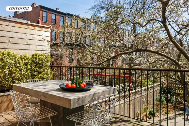 New York City Real Estate | View 167 6th Avenue | Parlor Level Patio | View 24