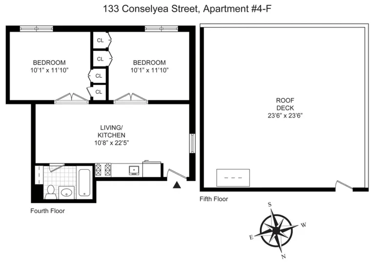 133 Conselyea Street , 4F | floorplan | View 7