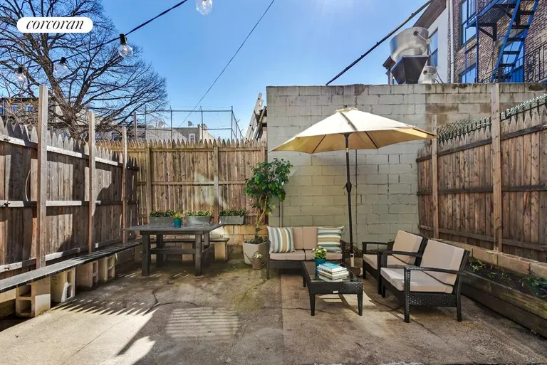 New York City Real Estate | View 508 Lafayette Avenue | Apt #1 beautiful and spacious backyard | View 2