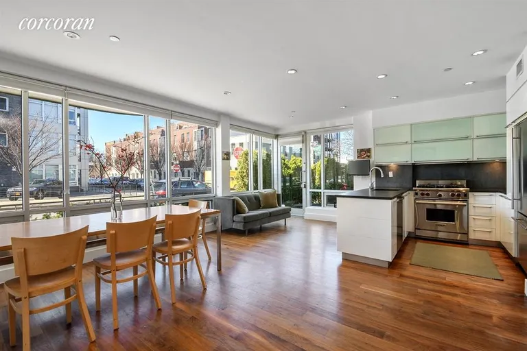 New York City Real Estate | View 36 Eckford Street, 1B | Kitchen / Living Room | View 3