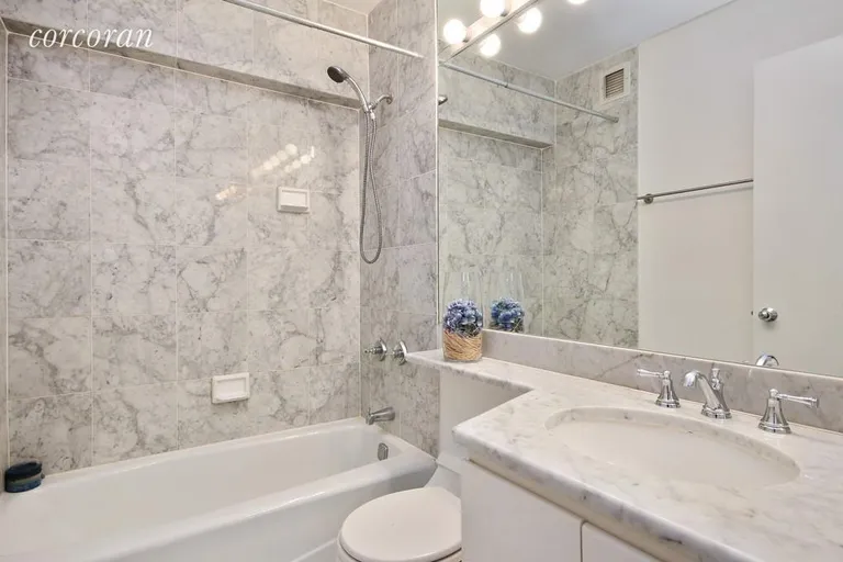 New York City Real Estate | View 45 East 25th Street, 14E | Sparkling marble bath! | View 4