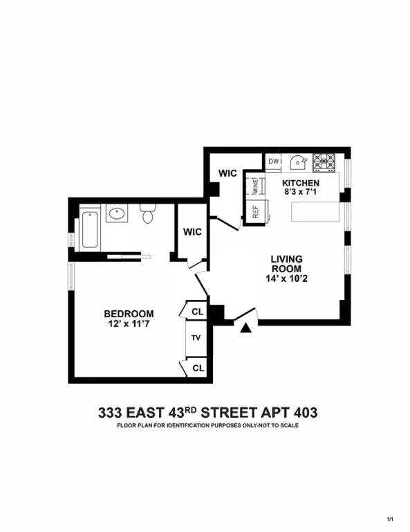 333 East 43rd Street, 403 | floorplan | View 7