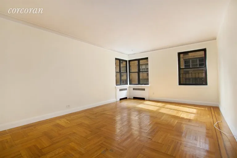 New York City Real Estate | View 420 East 86th Street, 3E | Living Room with 5 Windows | View 2