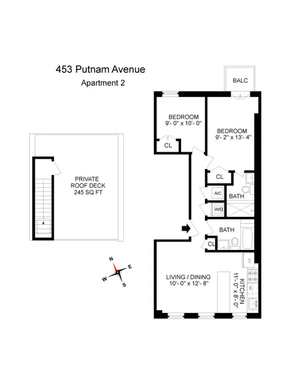 453 Putnam Avenue , 2 | floorplan | View 7