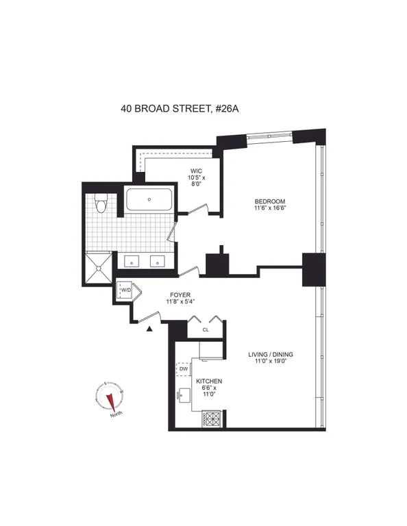 40 Broad Street, 26A | floorplan | View 6