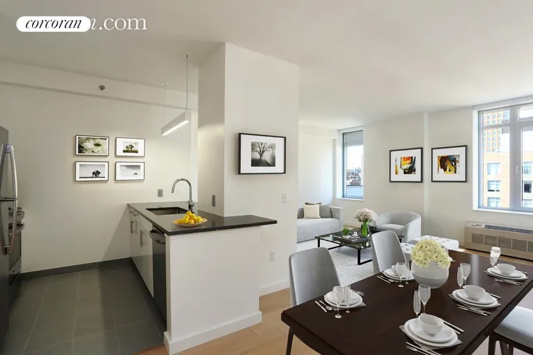 New York City Real Estate | View 180 Myrtle Avenue, 15S | 1 Bed, 1 Bath | View 1