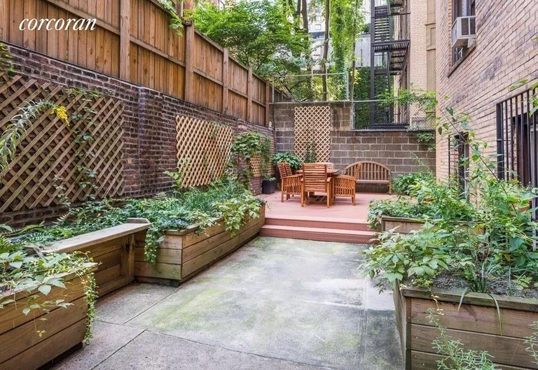 New York City Real Estate | View 245 West 74th Street, 1F | Common patio with gas BBQ!!!  | View 6