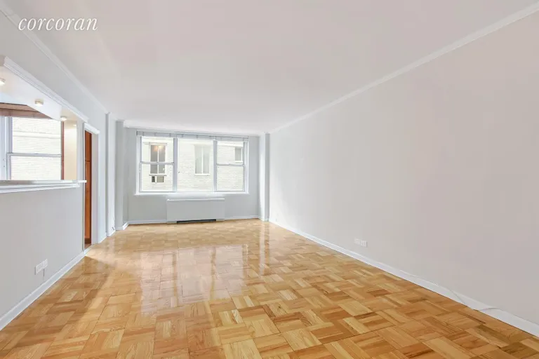 New York City Real Estate | View 250 East 65th Street, 5D | Living Room / Dining Room Vacant | View 2