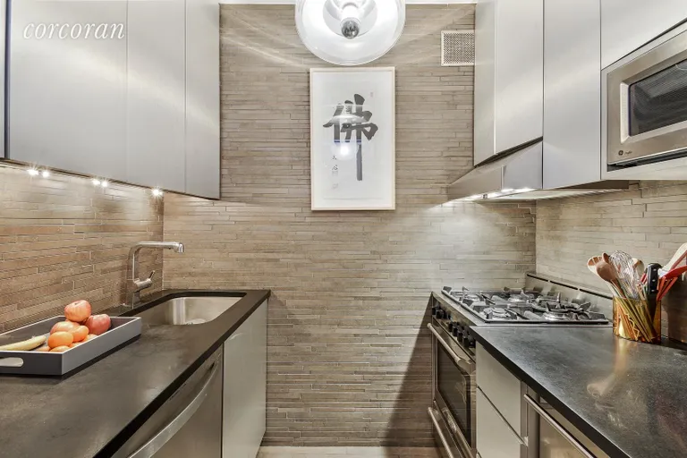 New York City Real Estate | View 470 West 24th Street, 4G | Galley Kitchen with Granite Countertops  | View 3