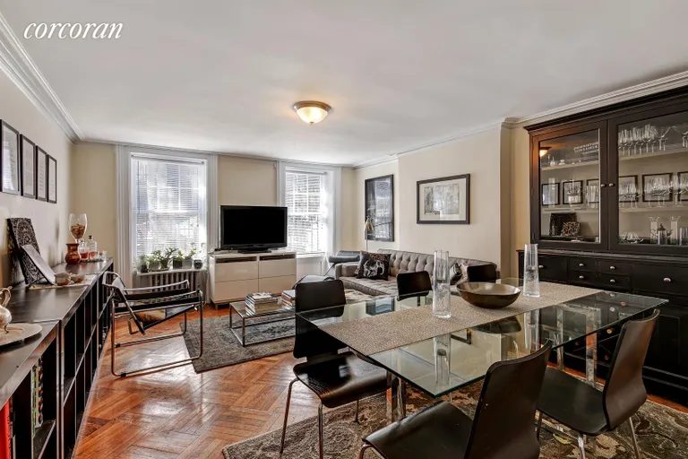 New York City Real Estate | View 233 Dean Street | Garden Apartment Living Room | View 4