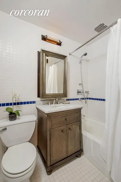 New York City Real Estate | View 9 Barrow Street, 3H | Renovated Bathroom | View 4