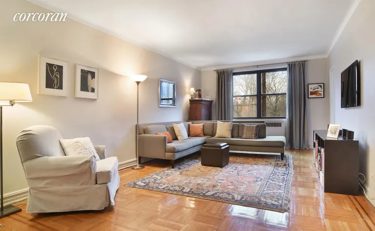 New York City Real Estate | View 40 Prospect Park West, 2C | Extra large living room... | View 4